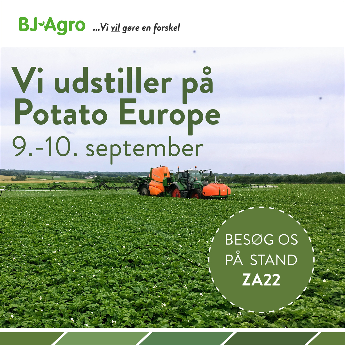 Mød BJ-Agro på Potato Europe messen i Tyskland